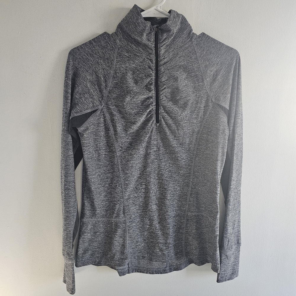 C9 Champion Gray Semi Fitted Workout Jacket Mesh S